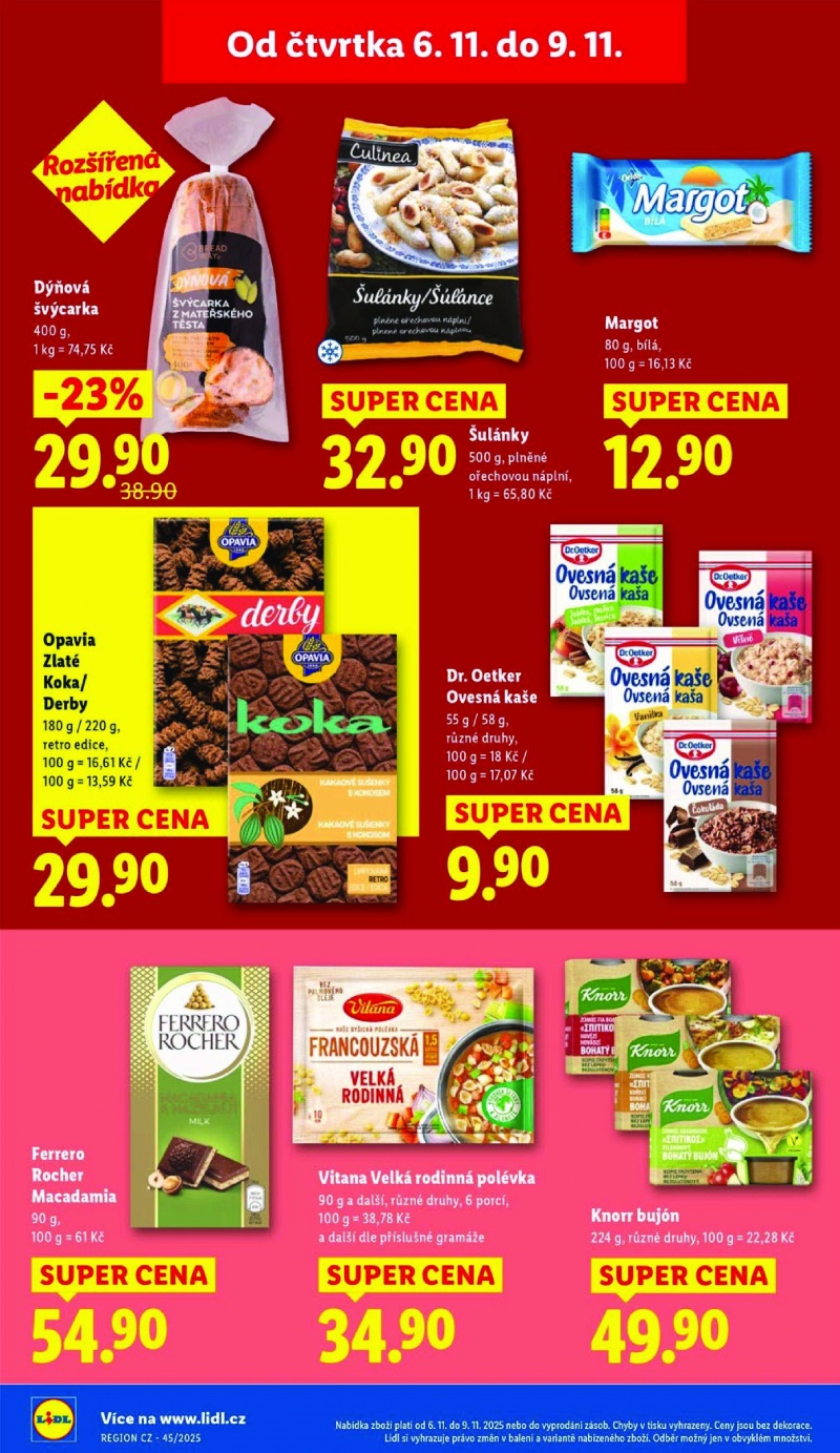 Akční leták OD ČTVRTKA Lidl strana 20