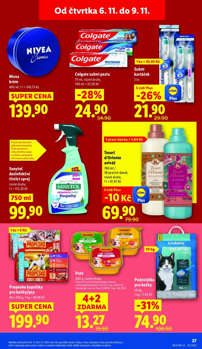 Akční leták OD ČTVRTKA Lidl strana 32