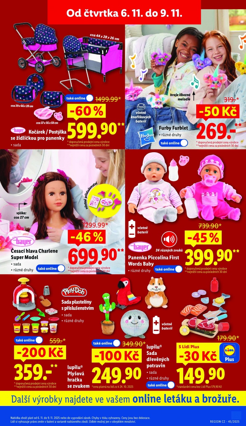 Akční leták OD ČTVRTKA Lidl strana 45