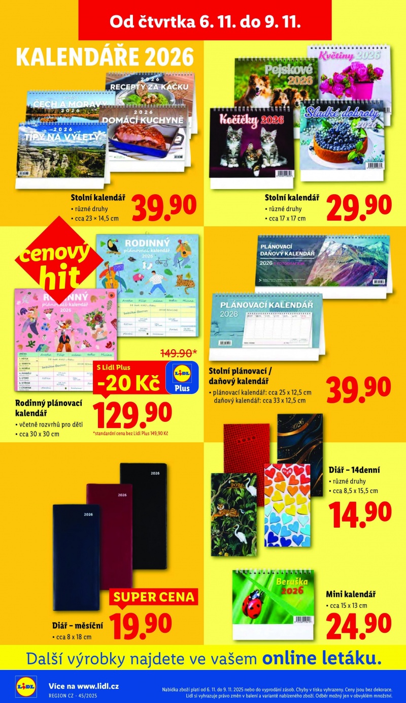 Akční leták OD ČTVRTKA Lidl strana 50