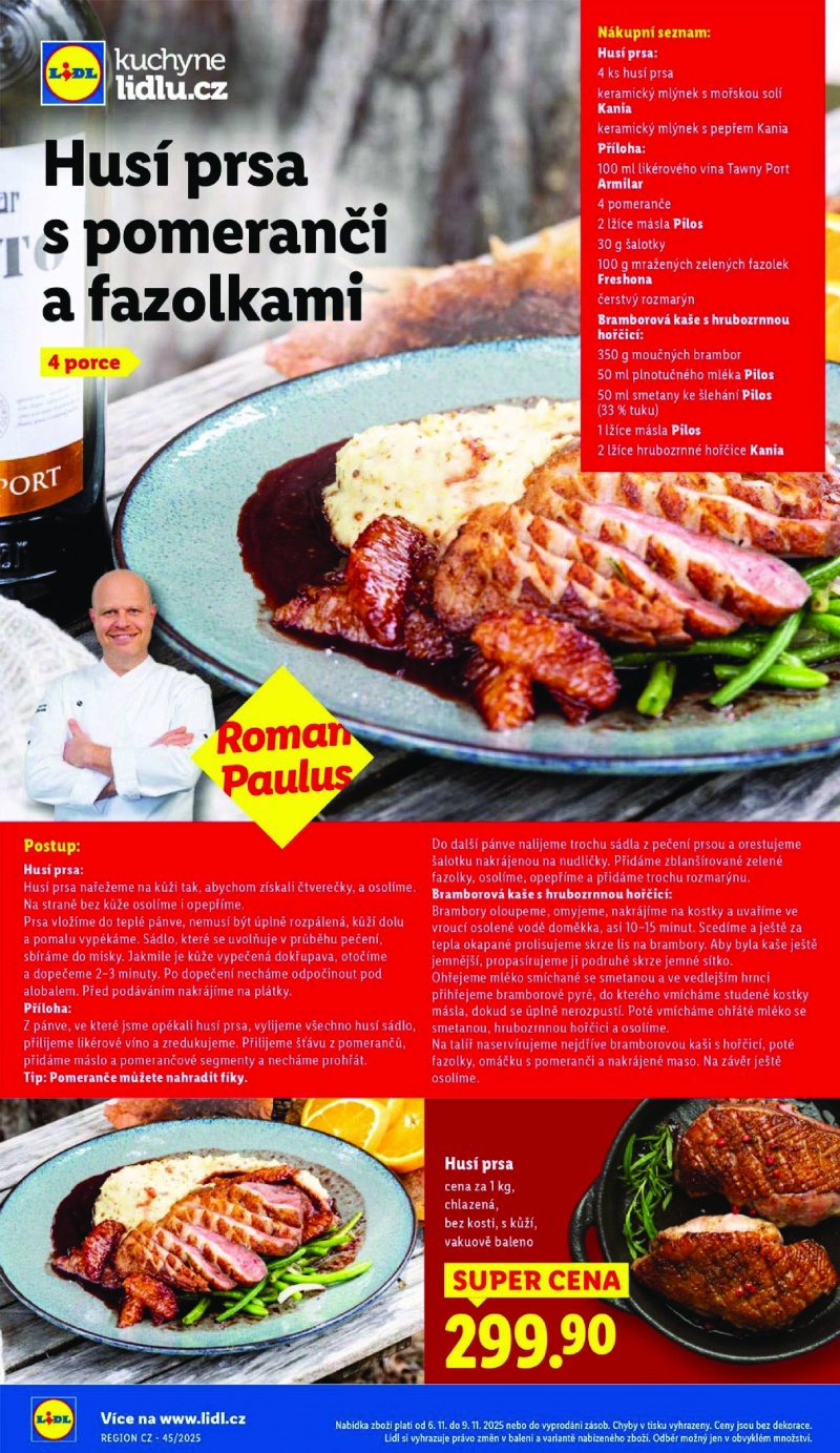 Akční leták OD ČTVRTKA Lidl strana 54