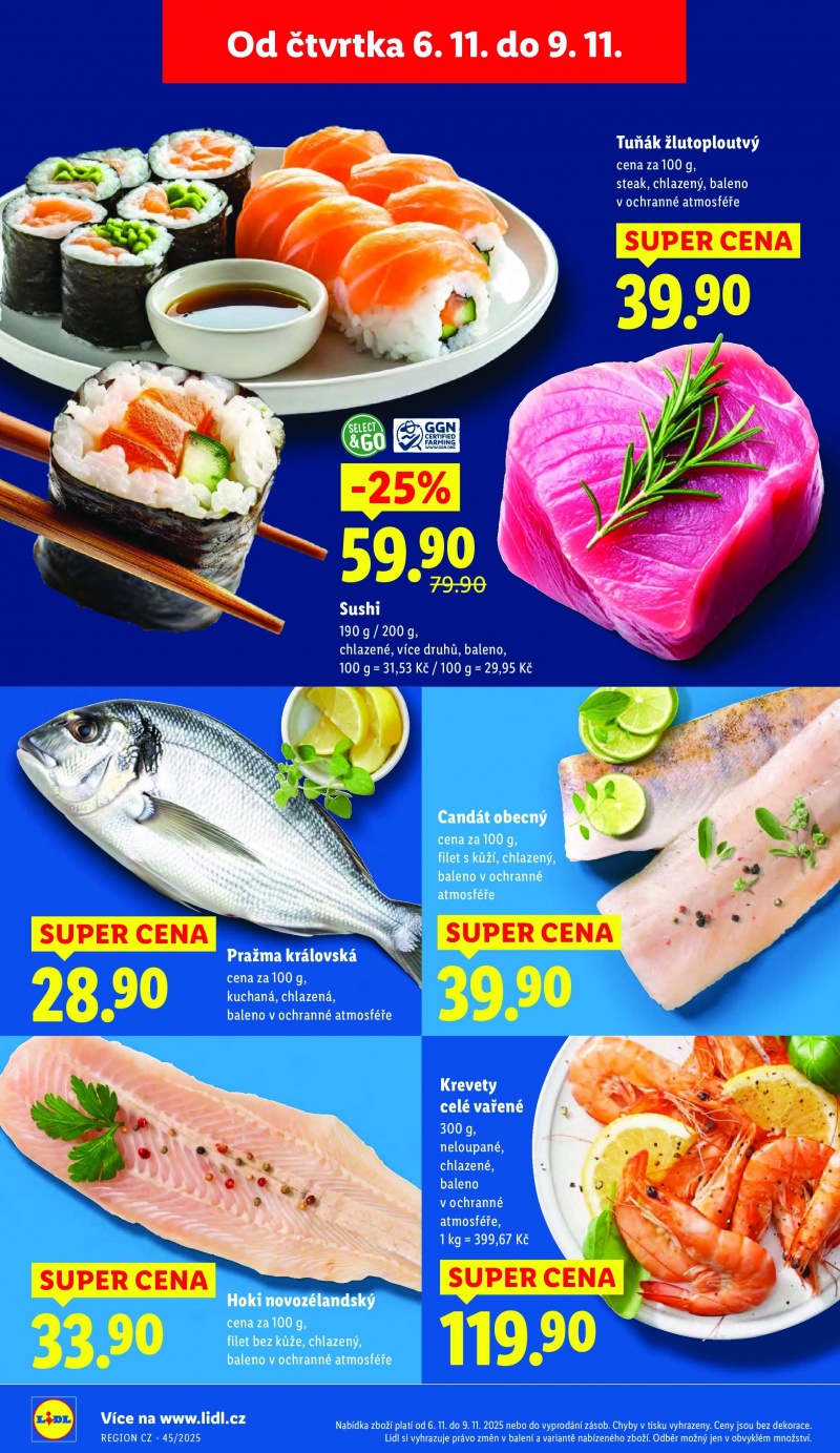 Akční leták OD ČTVRTKA Lidl strana 10