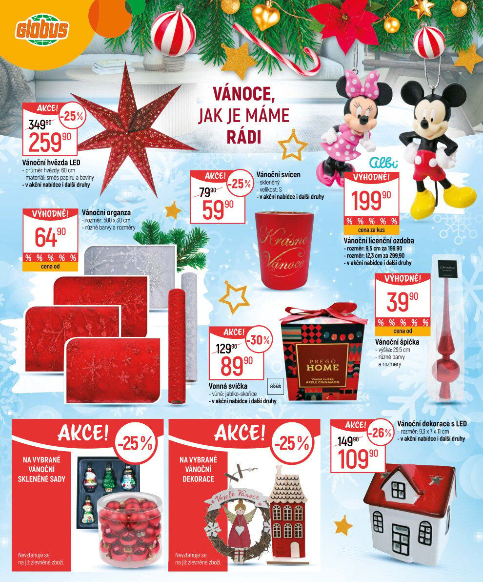 Globus leták Praha - Černý Most - Vánoční dárky Globus strana 2