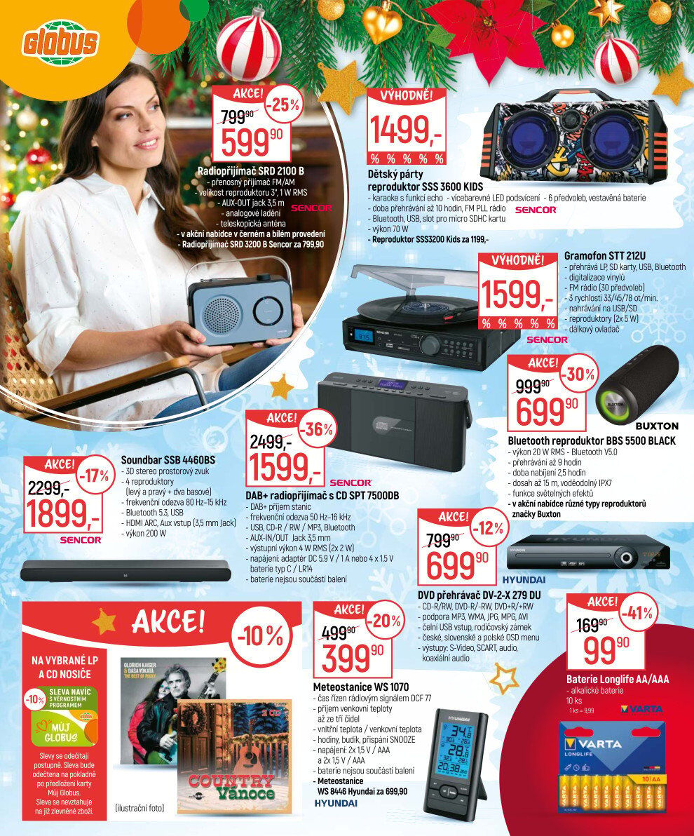 Globus leták Praha - Černý Most - Vánoční dárky Globus strana 14