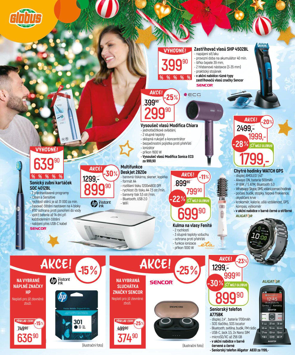 Globus leták Praha - Černý Most - Vánoční dárky Globus strana 16