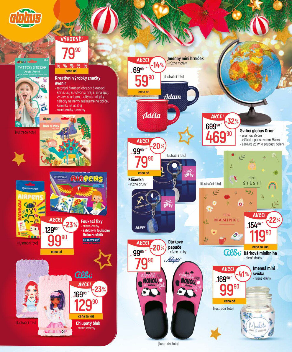 Globus leták Praha - Černý Most - Vánoční dárky Globus strana 30