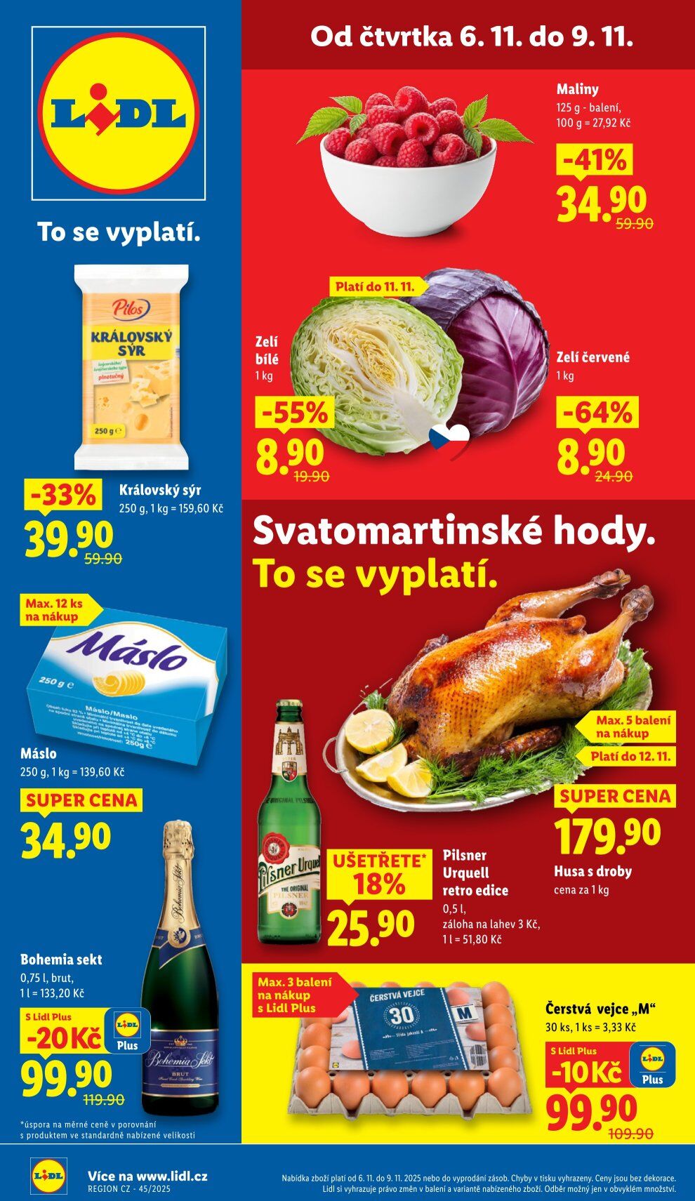 Lidl leták od čtvrtka Lidl strana 1