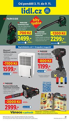Leták Lidl Lidl - shop.cz leták - hity týdne platný od 2025-11-03 do 2025-11-09