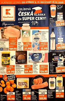 aktuální leták Kaufland 5.11.2025-11.11.2025