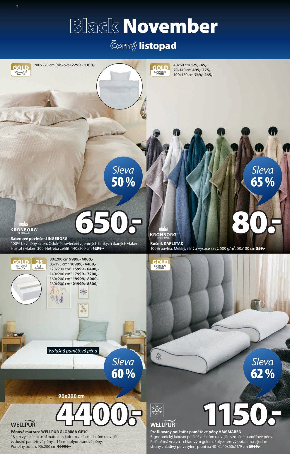 Jysk leták - Černý listopad Jysk strana 3