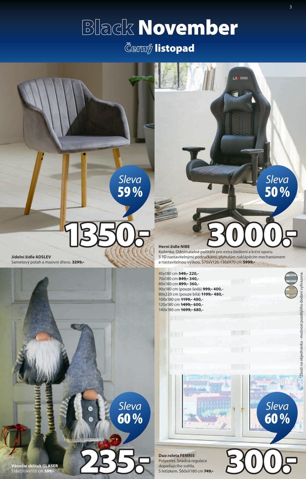 Jysk leták - Černý listopad Jysk strana 4