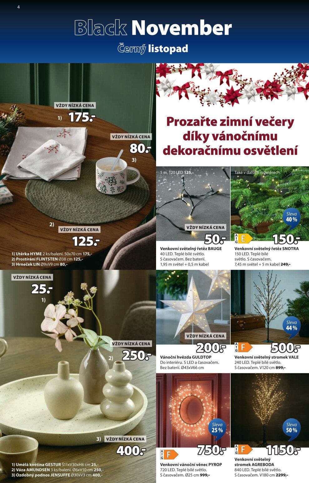 Jysk leták - Černý listopad Jysk strana 5