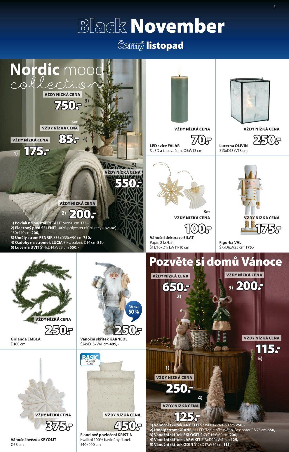 Jysk leták - Černý listopad Jysk strana 6