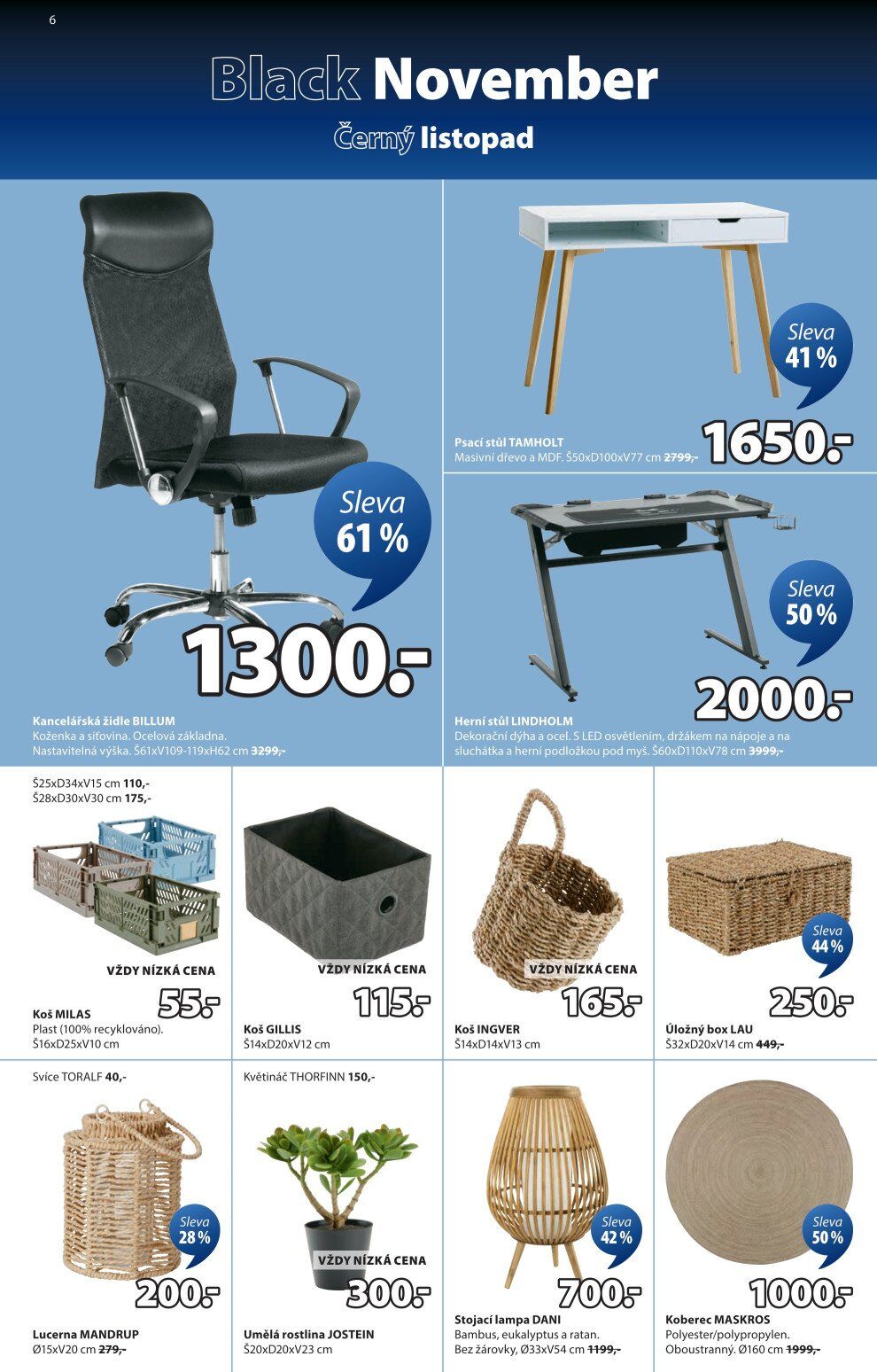 Jysk leták - Černý listopad Jysk strana 7