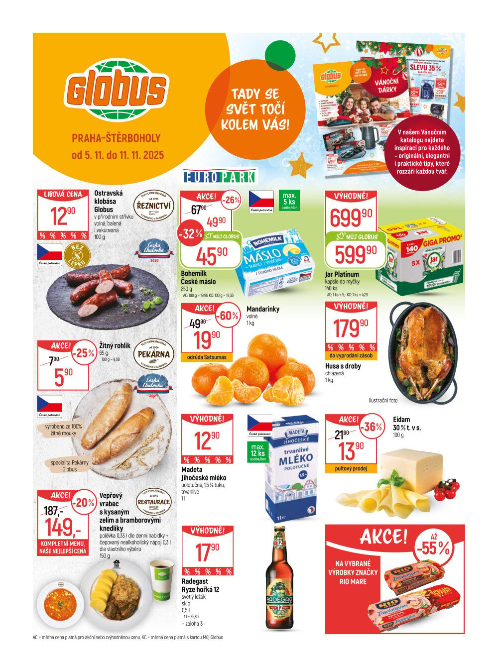 Globus leták Praha - Štěrboholy Globus strana 1