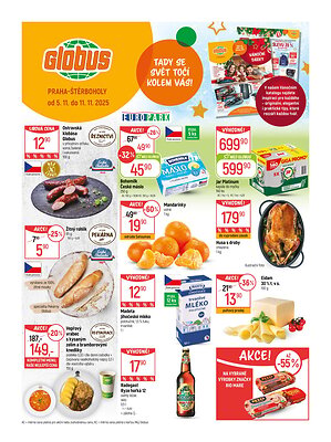Leták Globus Globus leták Praha - Štěrboholy platný od 2025-11-05 do 2025-11-11