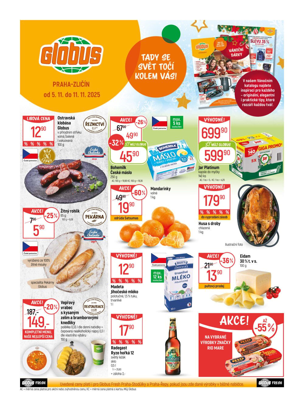 Globus leták Praha - Zličín Globus strana 1