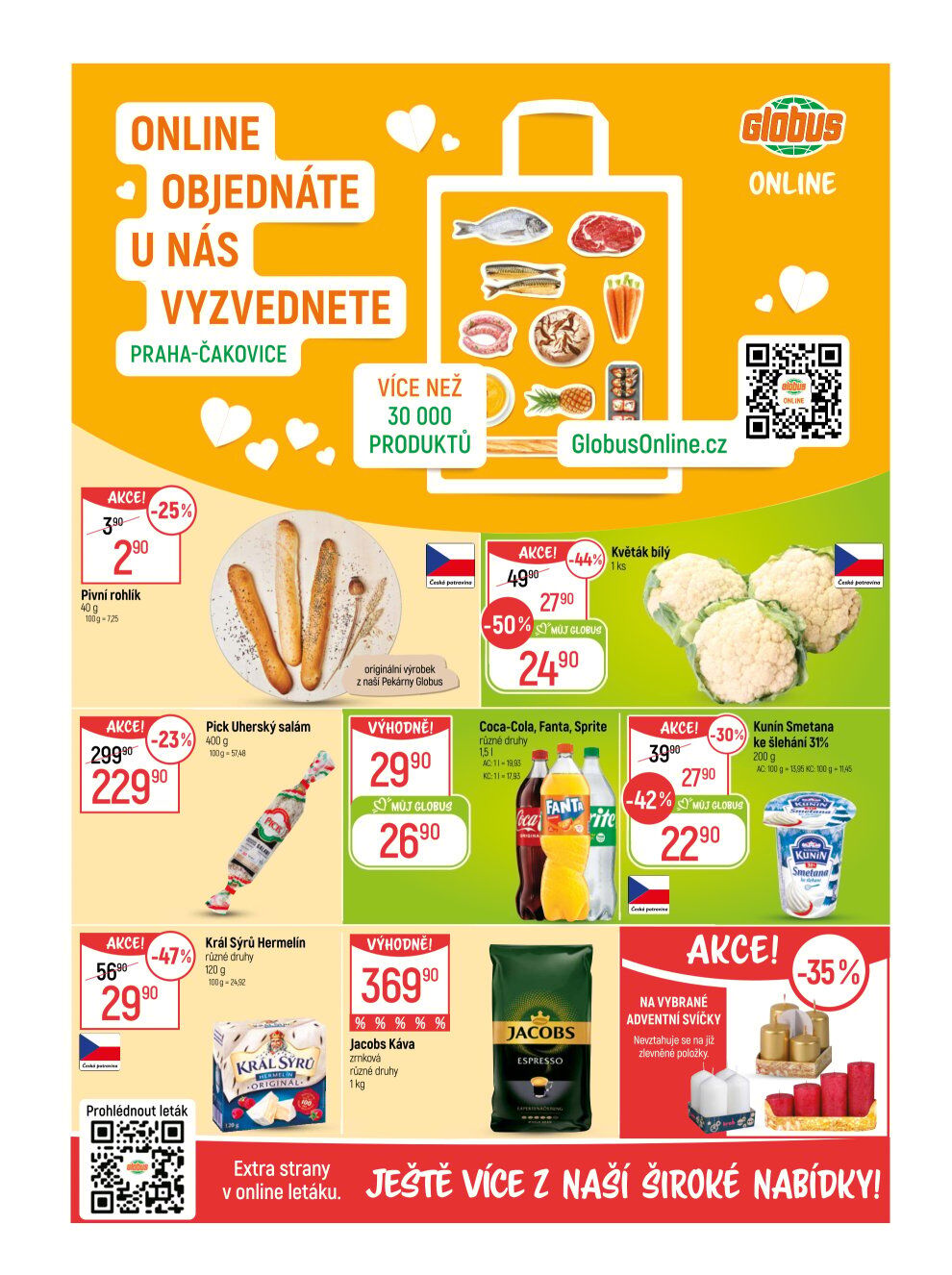 Globus leták Praha - Čakovice Globus strana 2