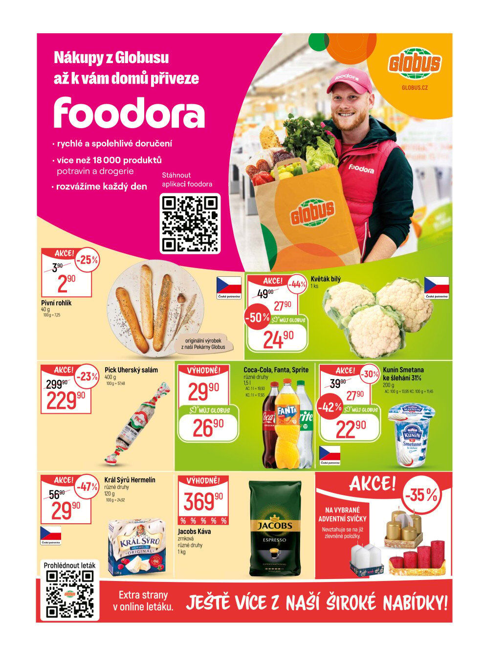 Globus leták Praha - Černý Most Globus strana 2