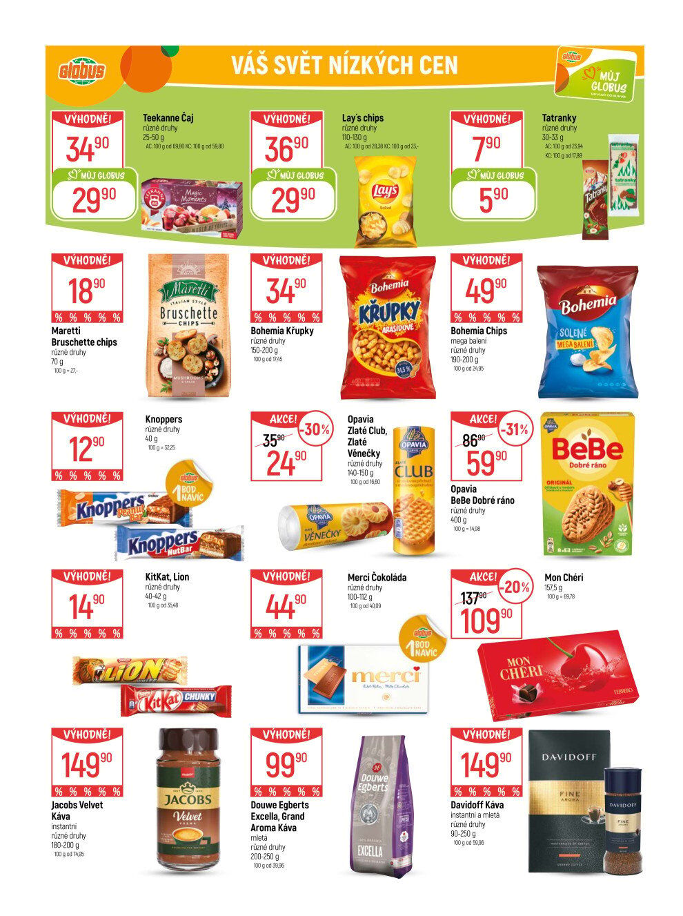 Globus leták Praha - Černý Most Globus strana 25