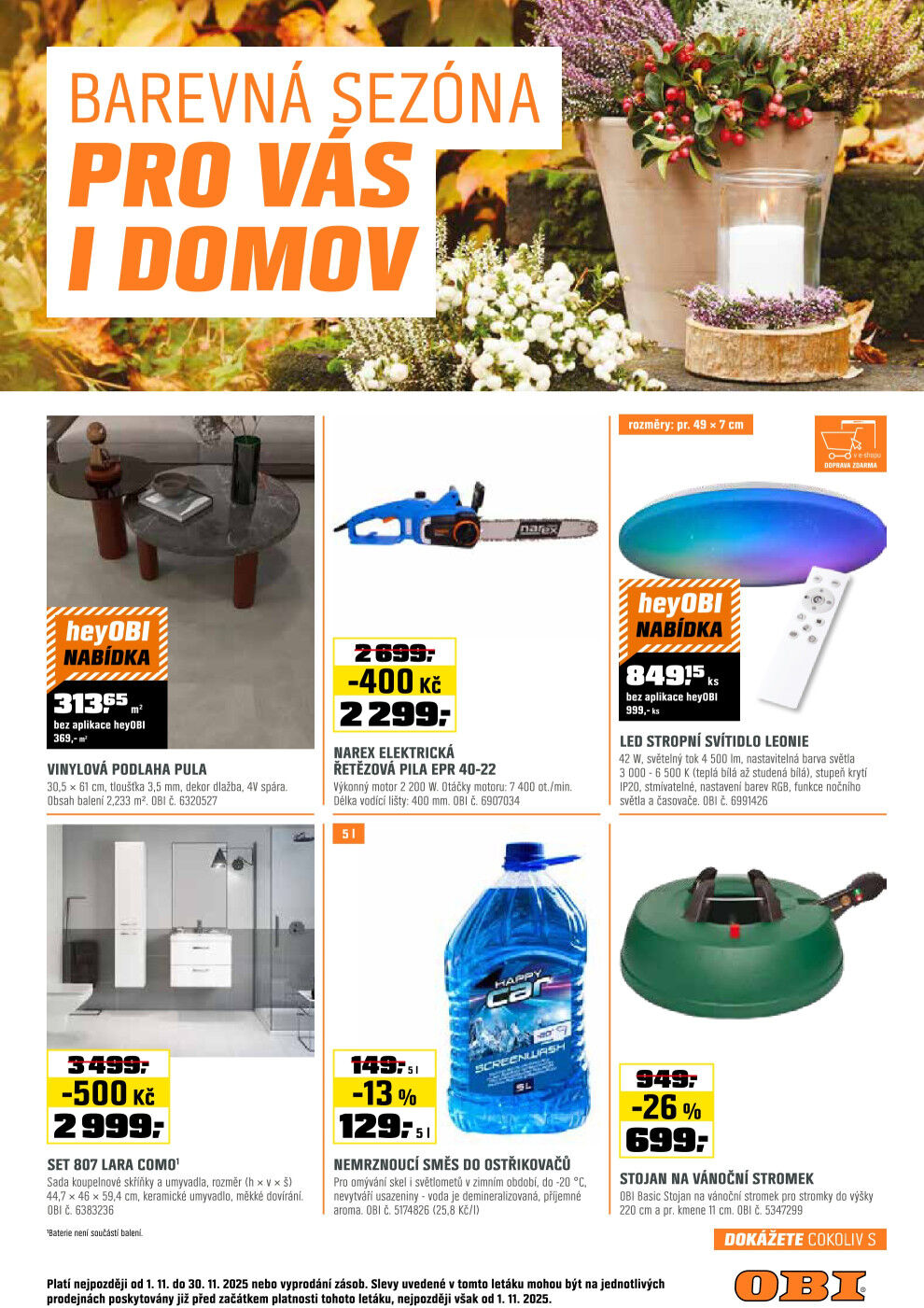OBI leták OBI strana 1