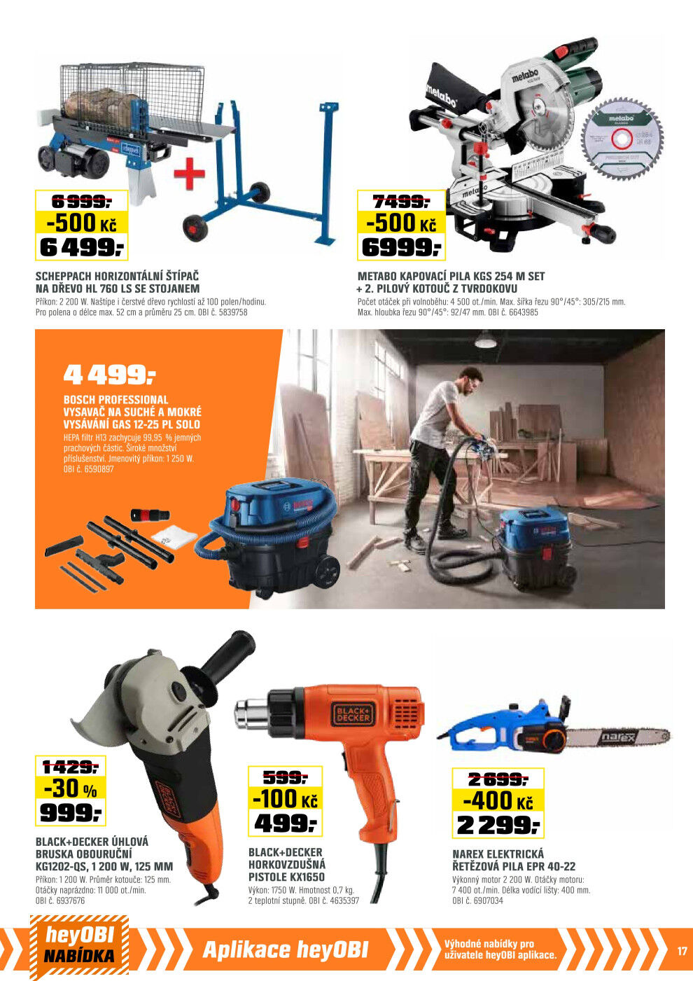 OBI leták OBI strana 17