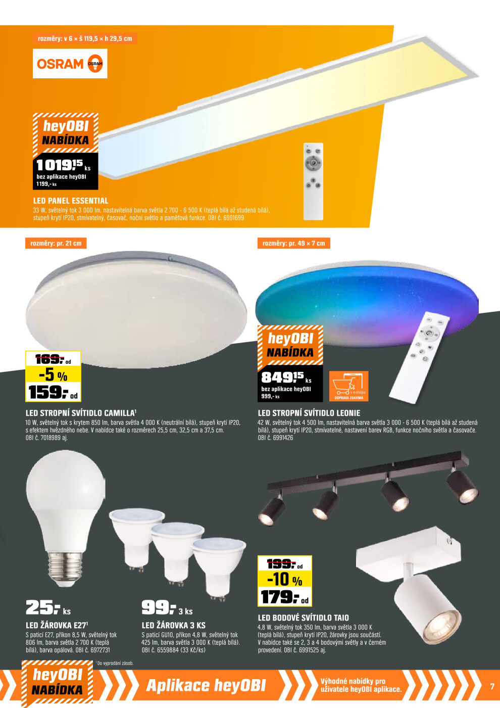 OBI leták OBI strana 7