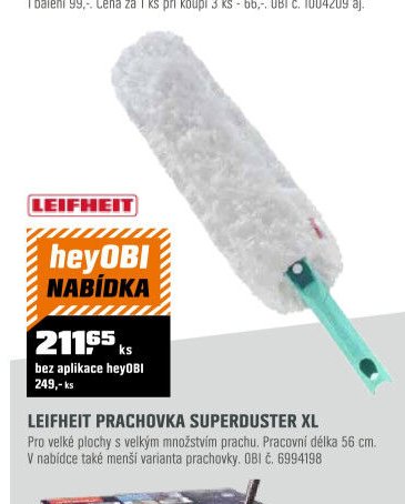 Leifheit prachovka Superduster XL - OBI aktualniletaky.eu