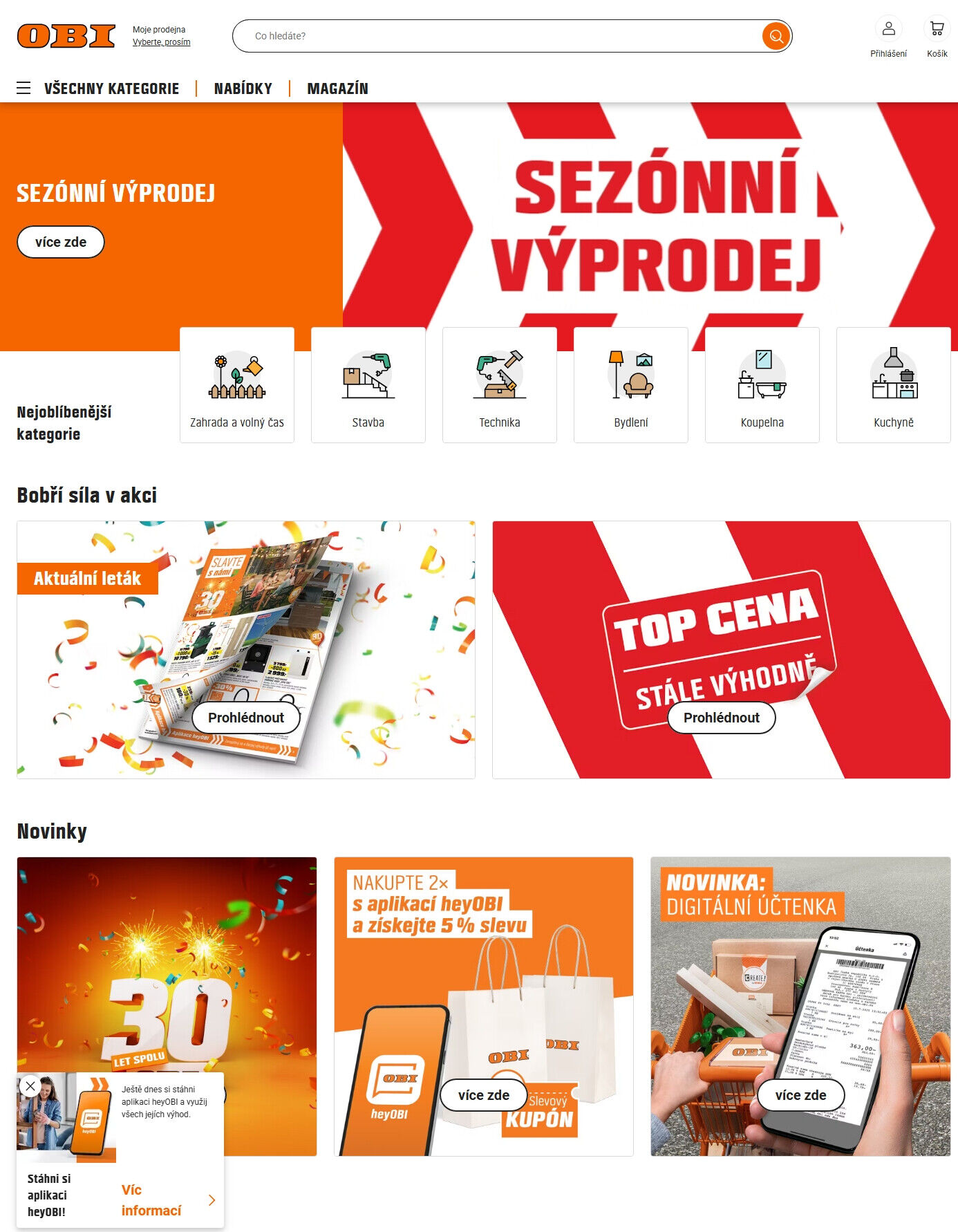 obi.cz OBI strana 1
