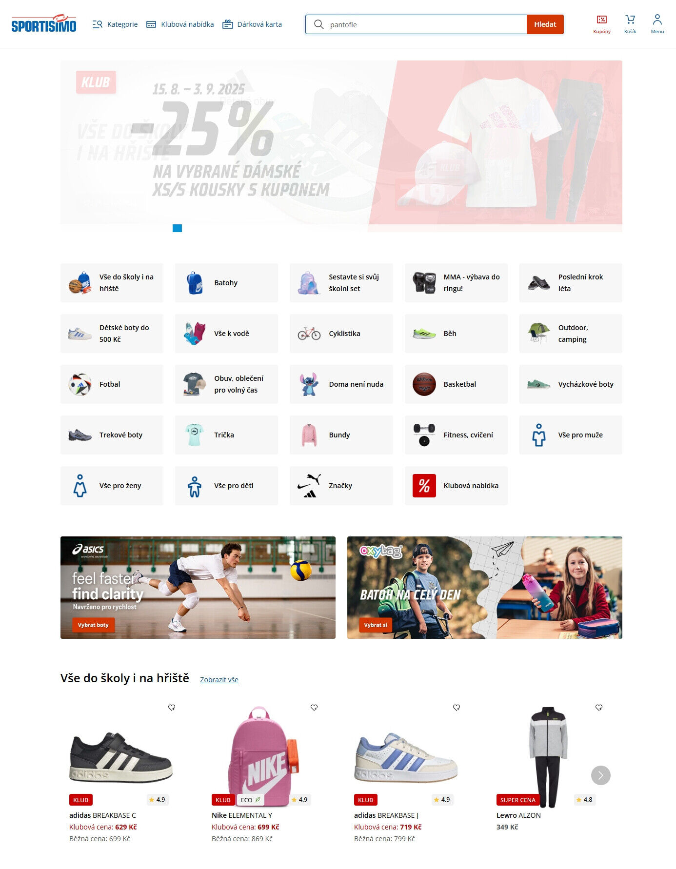 sportisimo.cz Sportisimo strana 1