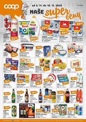 aktuální leták COOP 5.11.2025-18.11.2025