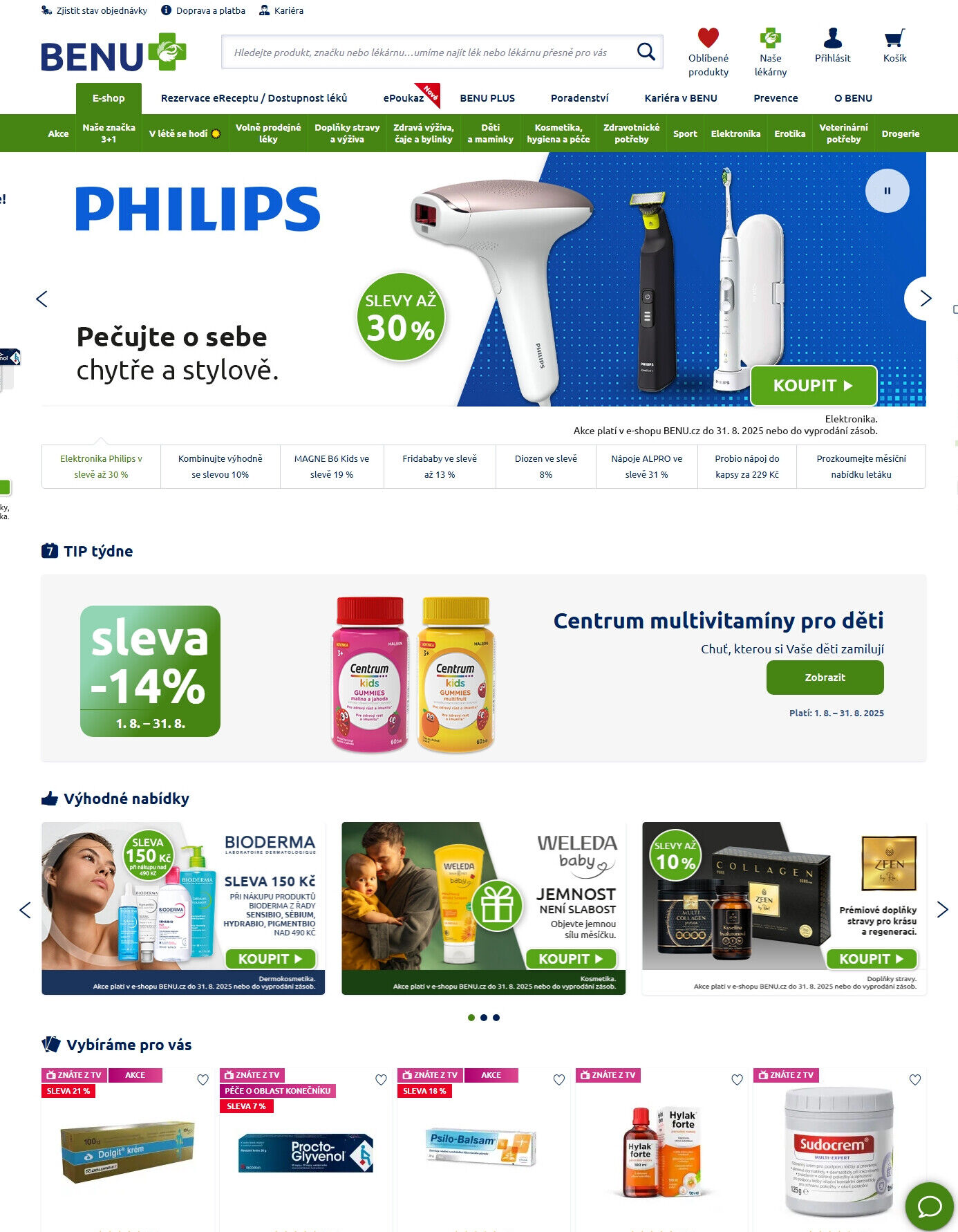 benu.cz BENU Lékárna strana 1