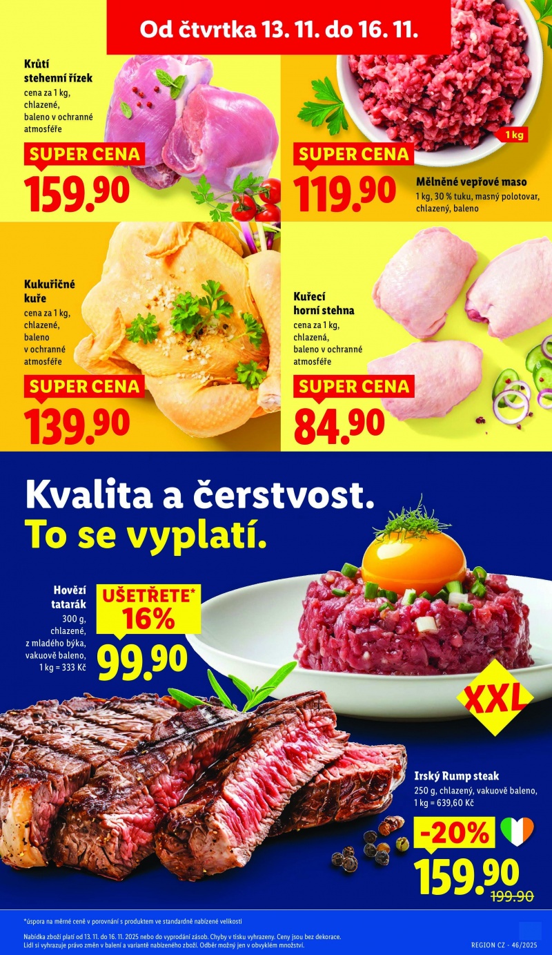 Akční leták OD ČTVRTKA Lidl strana 13