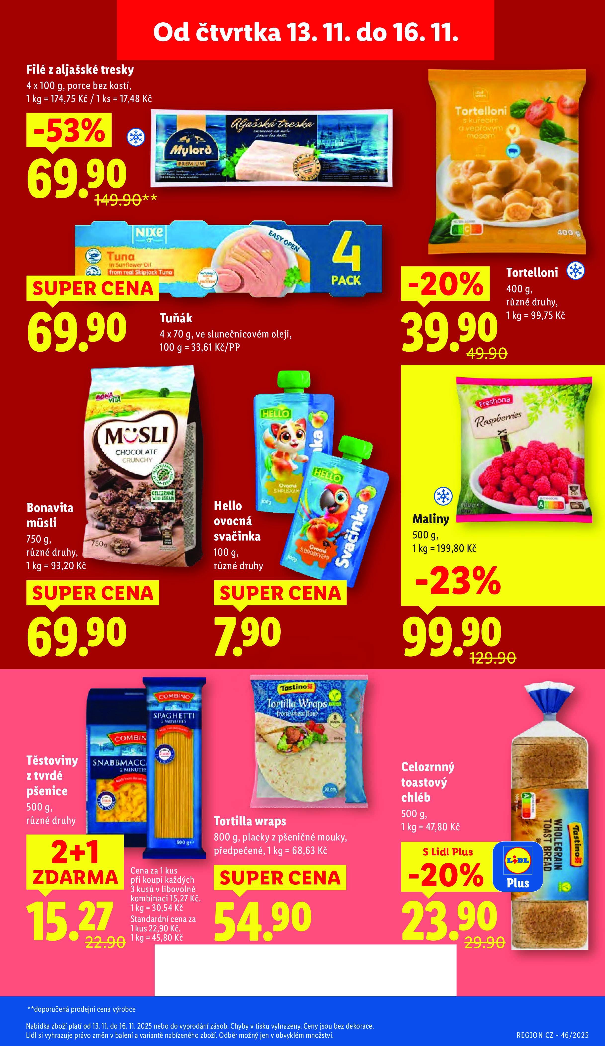 Akční leták OD ČTVRTKA Lidl strana 17