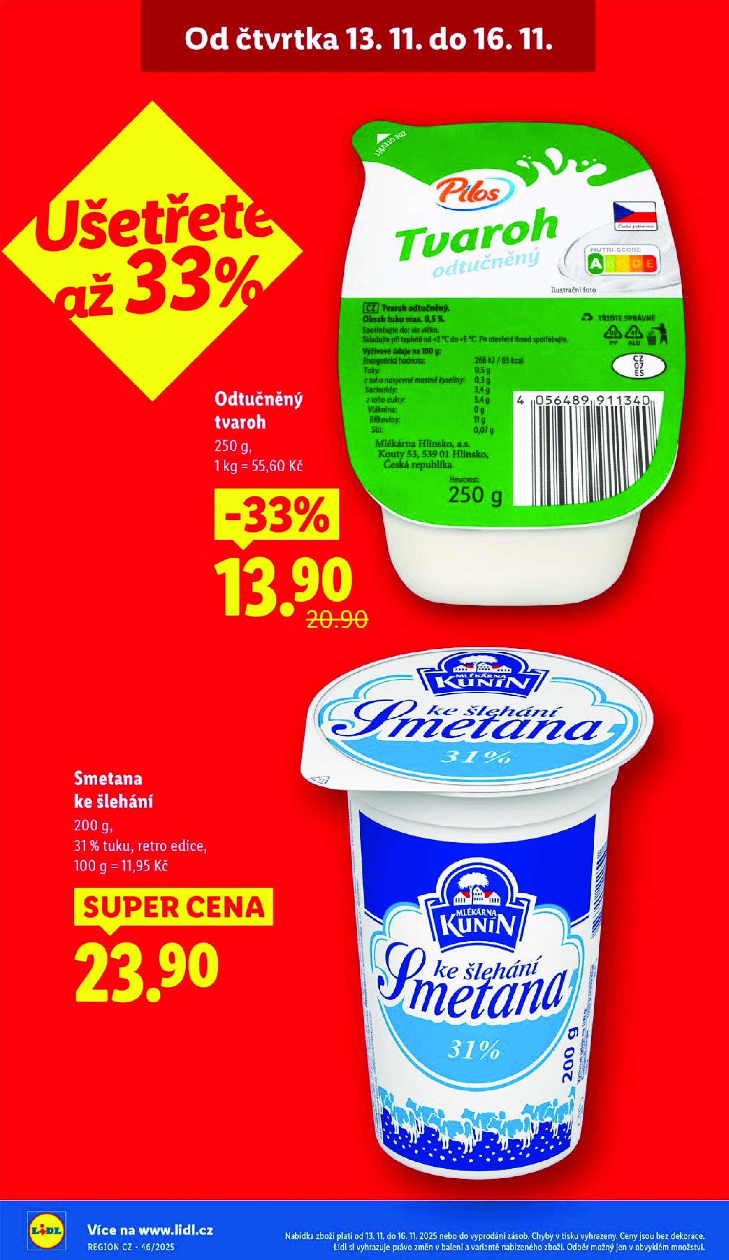 Akční leták OD ČTVRTKA Lidl strana 4