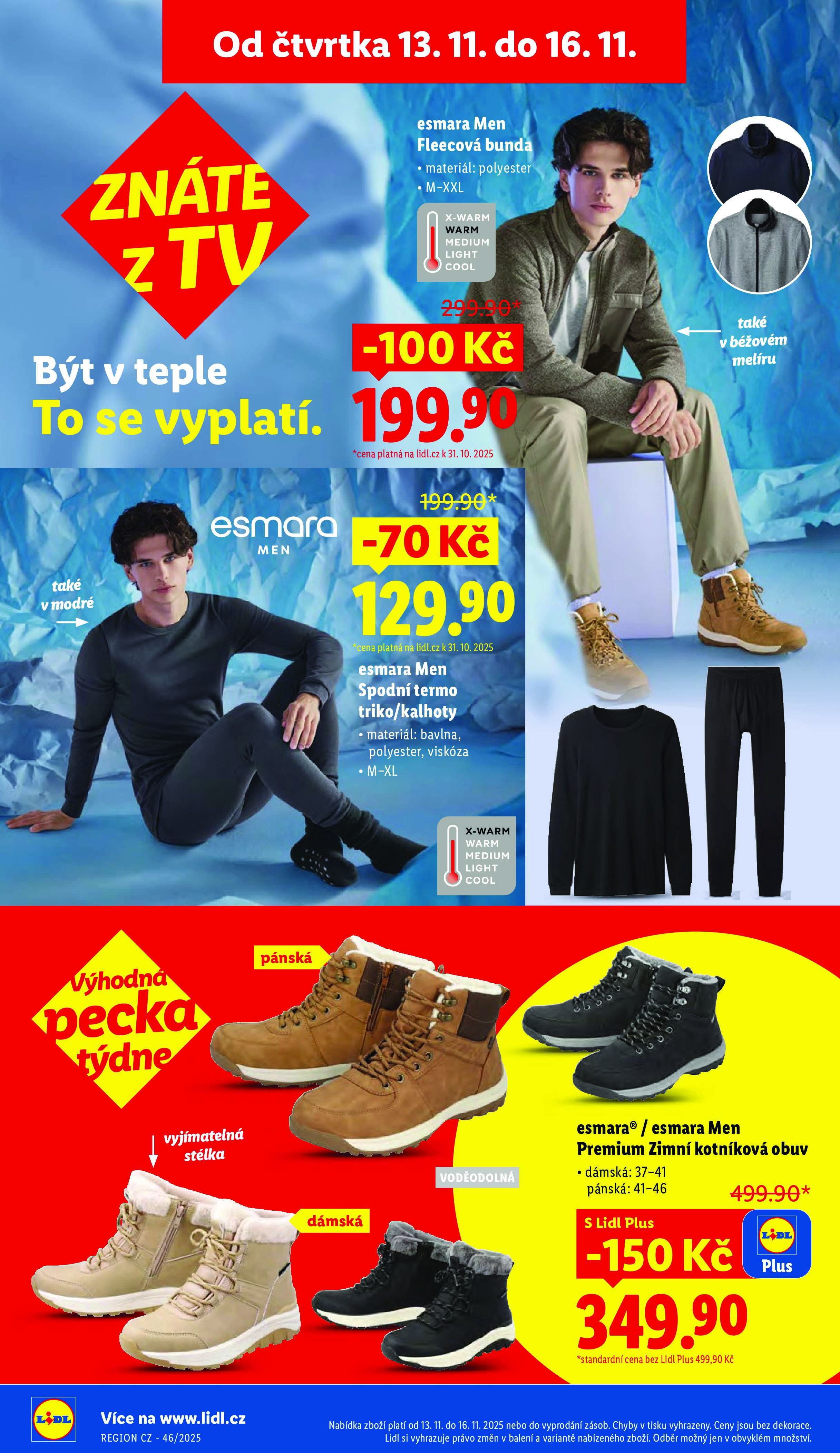 Akční leták OD ČTVRTKA Lidl strana 34