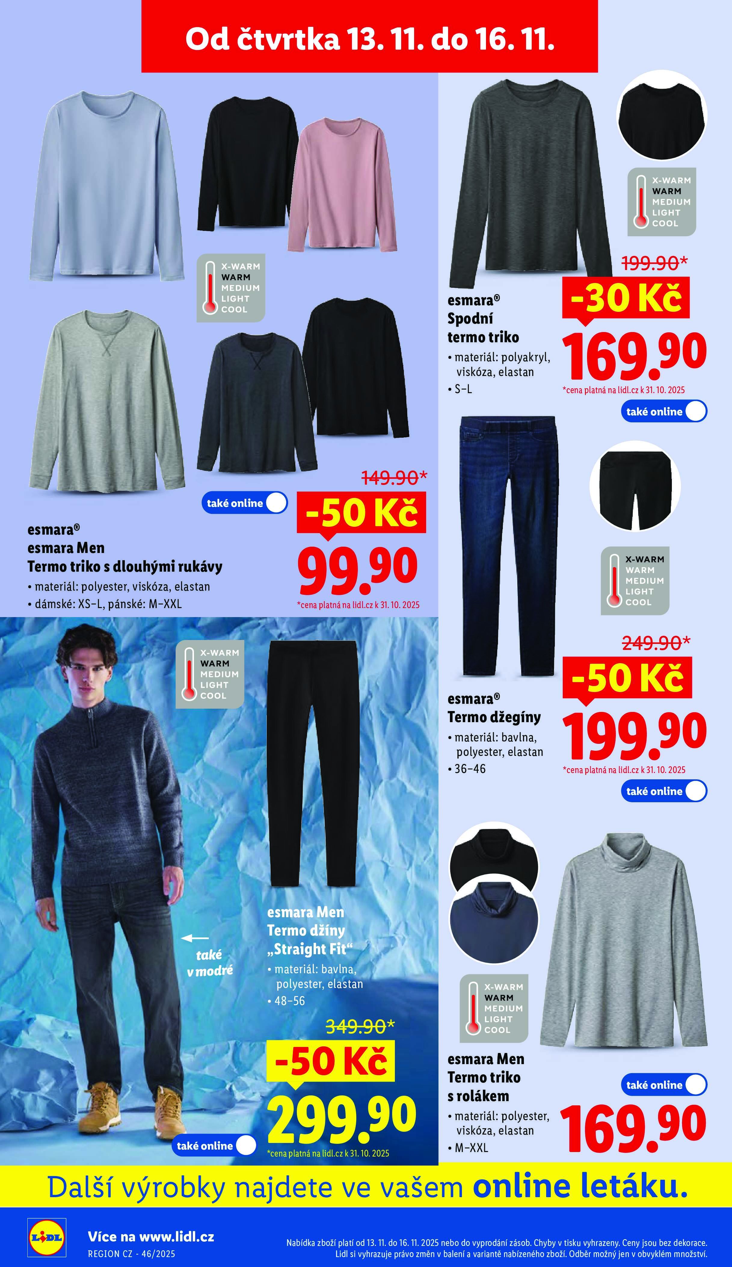 Akční leták OD ČTVRTKA Lidl strana 36