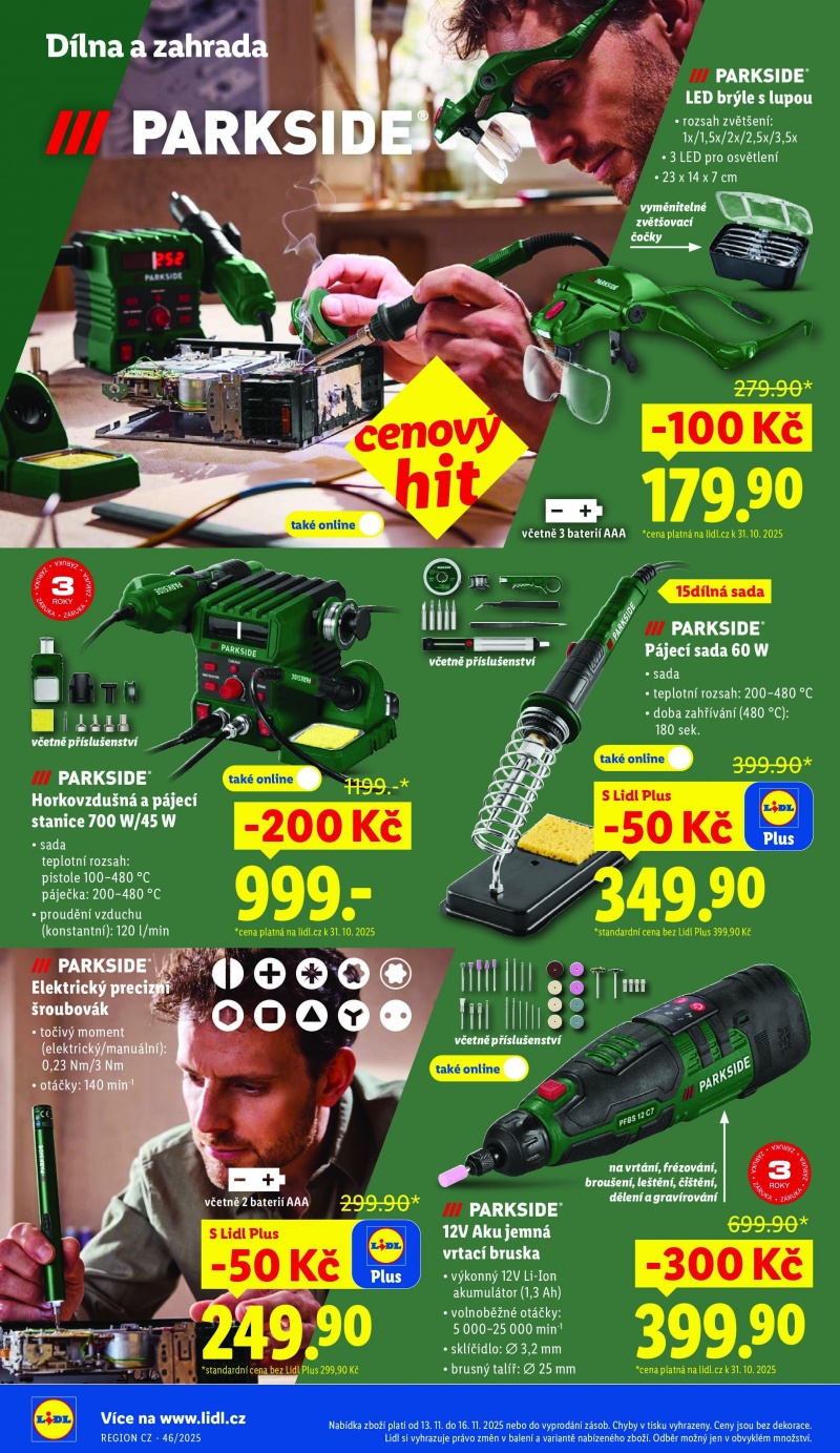 Akční leták OD ČTVRTKA Lidl strana 44