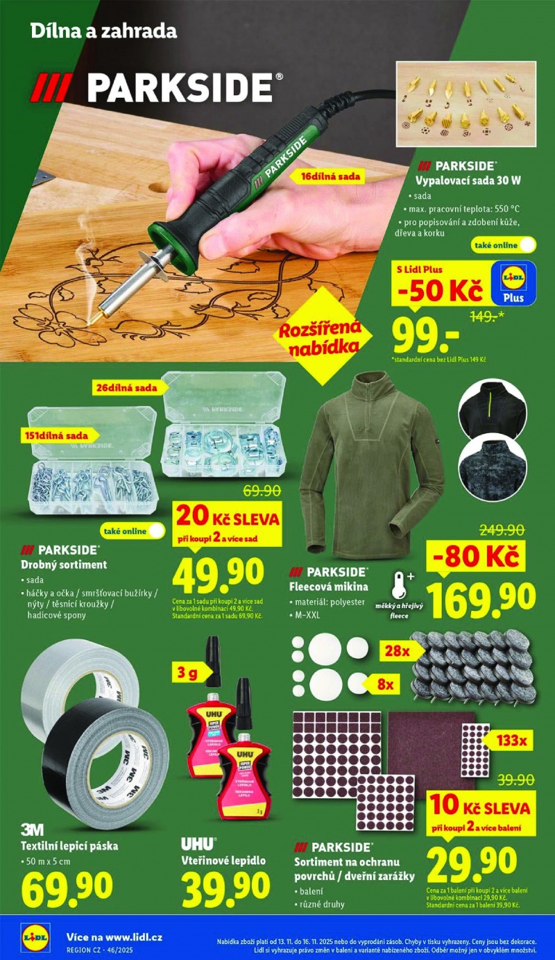 Akční leták OD ČTVRTKA Lidl strana 48