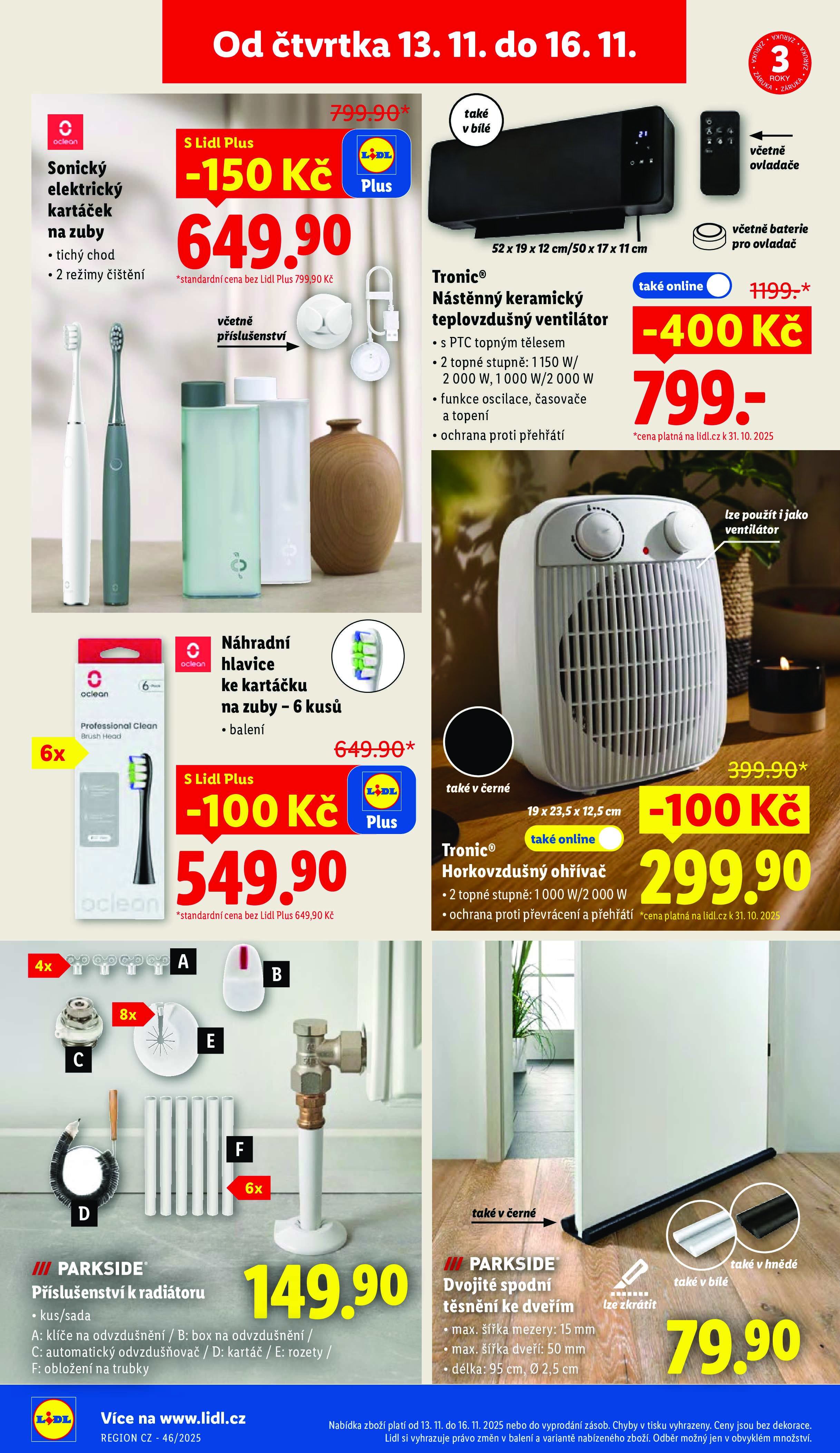 Akční leták OD ČTVRTKA Lidl strana 50