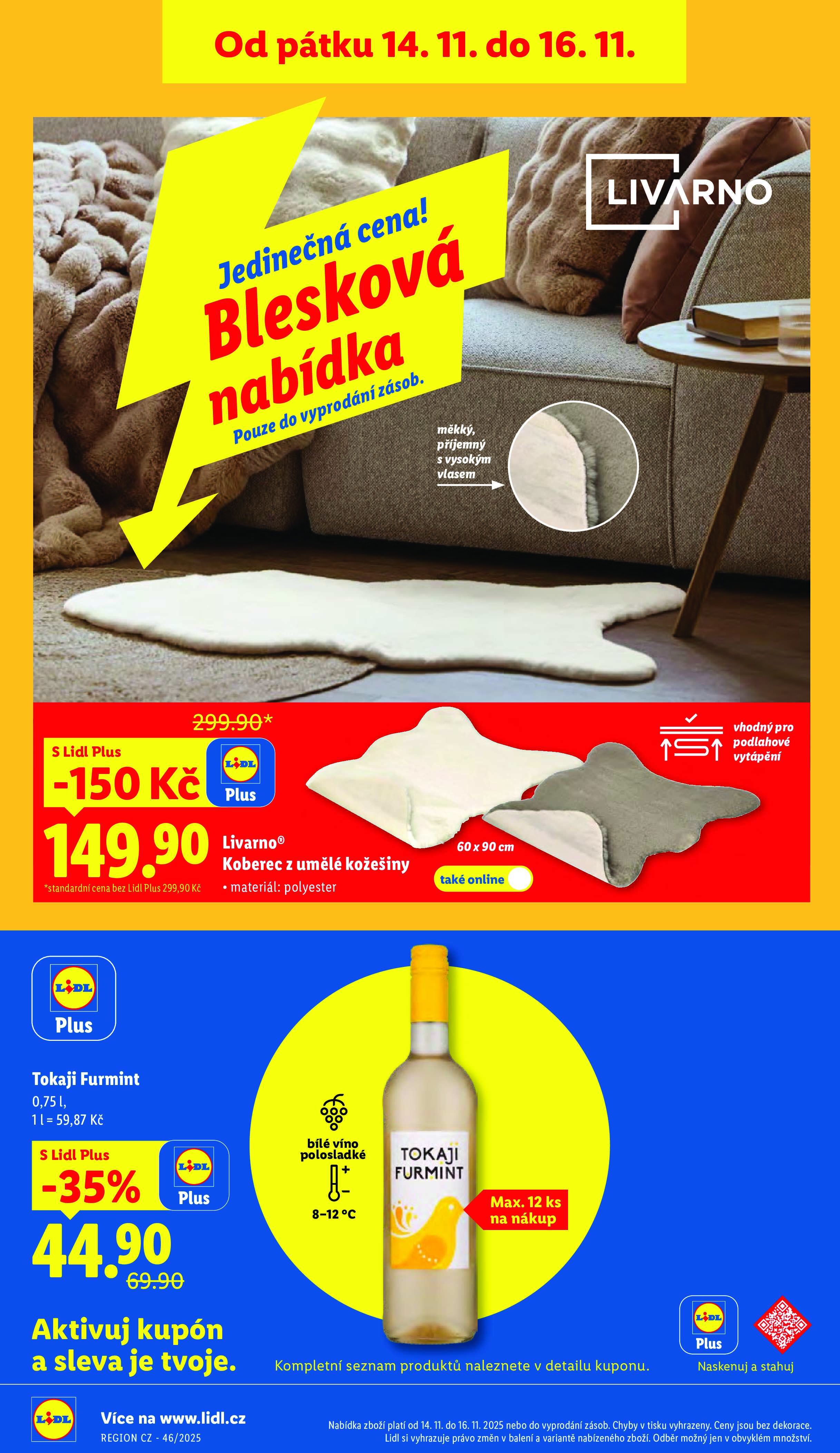 Akční leták OD ČTVRTKA Lidl strana 52