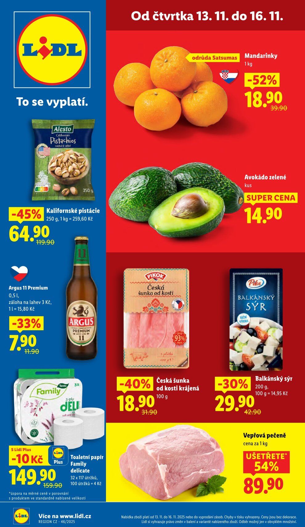 Lidl leták od čtvrtka Lidl strana 1