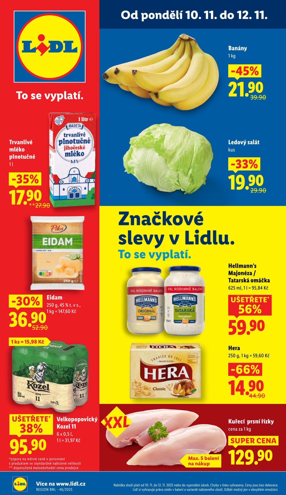 Lidl leták od pondělí - Značkové slevy Lidl strana 1