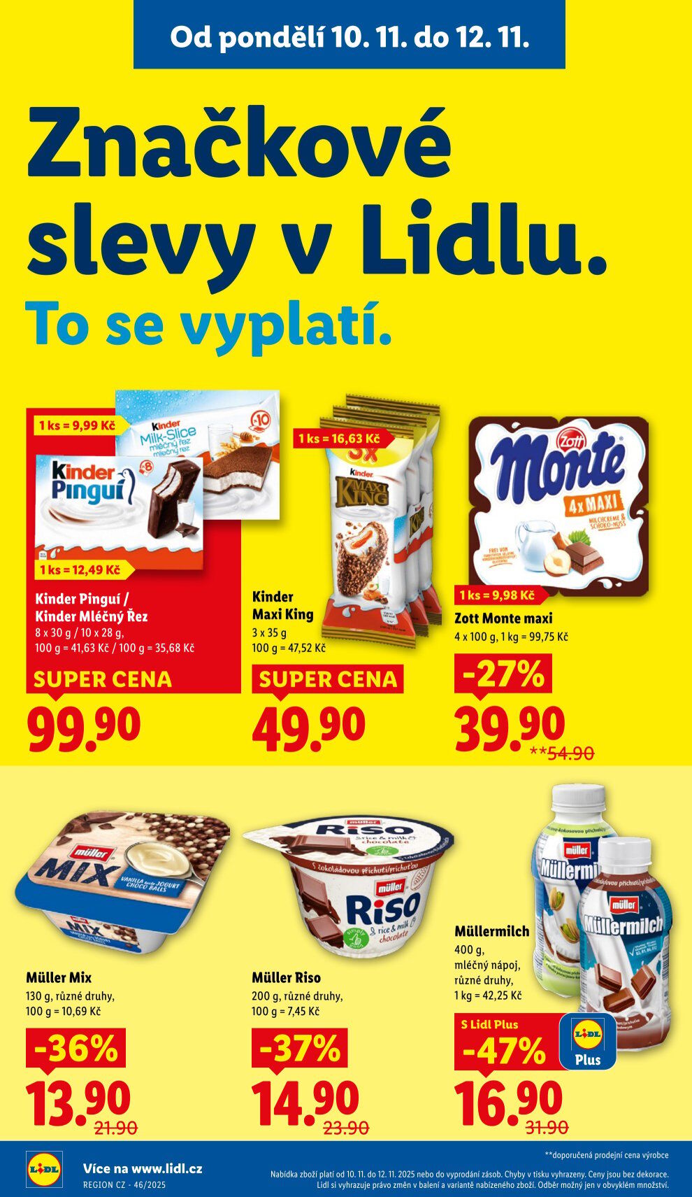Lidl leták od pondělí - Značkové slevy Lidl strana 16