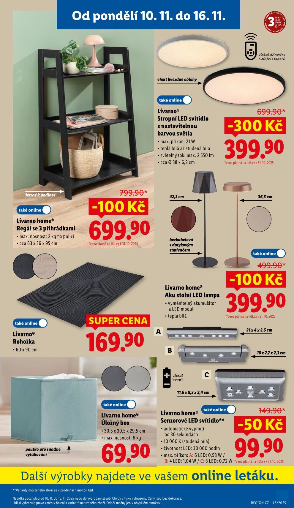 Lidl leták - Nabídka spotřebního zboží Lidl strana 9