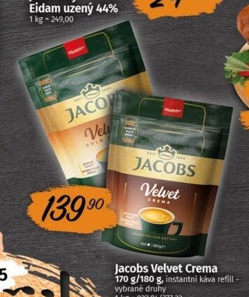 Jacobs Velvet Crema - COOP aktualniletaky.eu