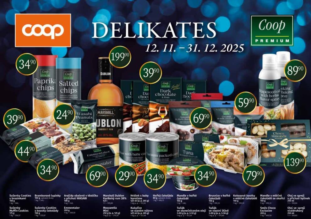 COOP leták - Delikates COOP strana 1