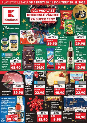 aktuální leták Kaufland 19.11.2025-25.11.2025