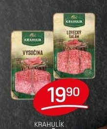 KRAHULÍK VYSOČINA, LOVECKÝ SALÁM - FLOP aktualniletaky.eu