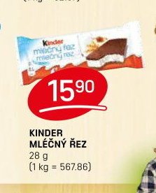 KINDER MLÉČNÝ ŘEZ - FLOP aktualniletaky.eu